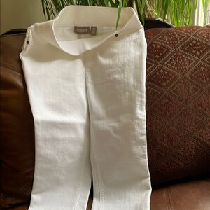 Chico's Crisp White Trousers